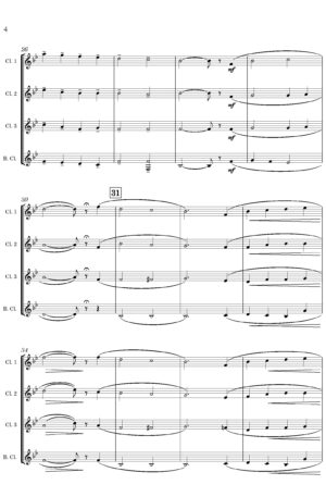Noël Français (for Clarinet Quartet)