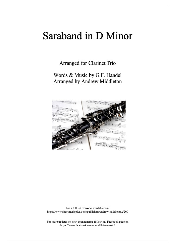 Clarinet Front cover 2