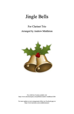 Jingle Bells arranged for Clarinet Trio