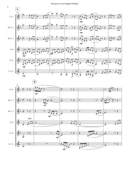 Variants on an English Melody for Clarinet Sextet arr. Richard Alder 9x12 format dragged 2 scaled