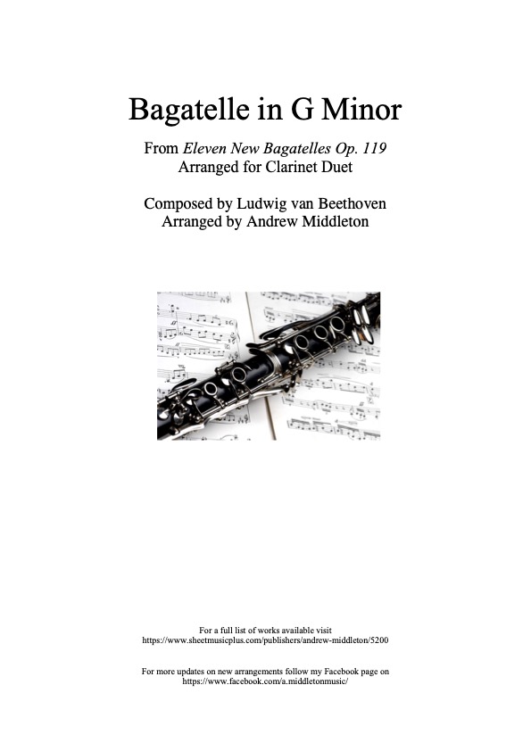Clarinet Front cover 11