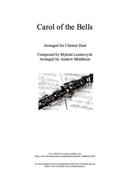 Clarinet Front cover 12