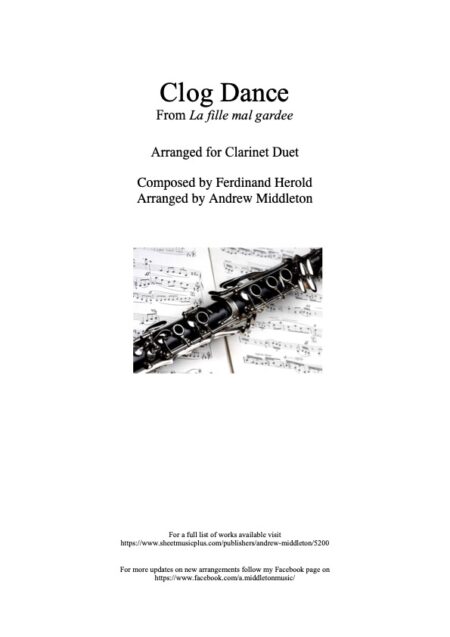 Clarinet Front cover 13