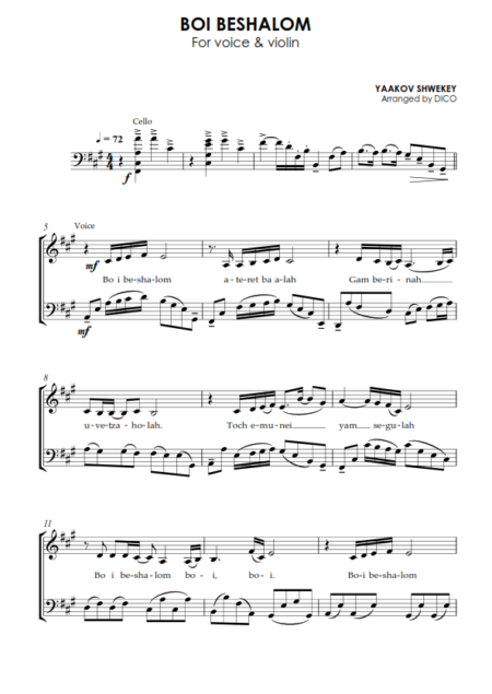 Boi Beshalom voice cello in A pag1