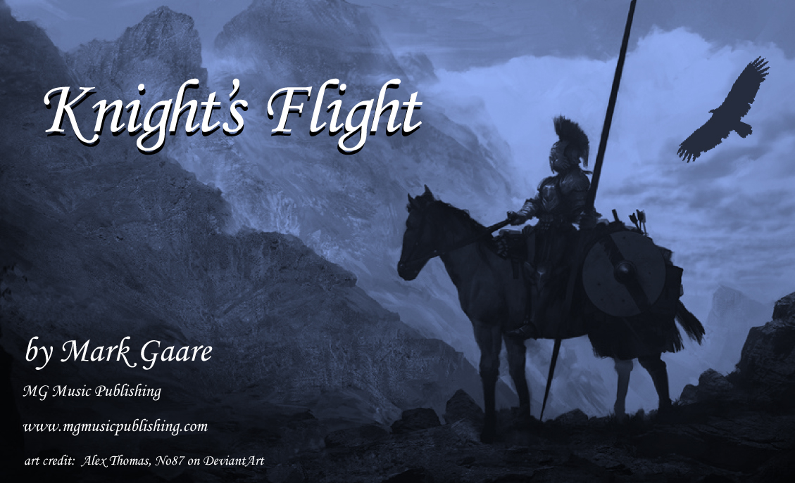 Knights Flight logo with art credit copy