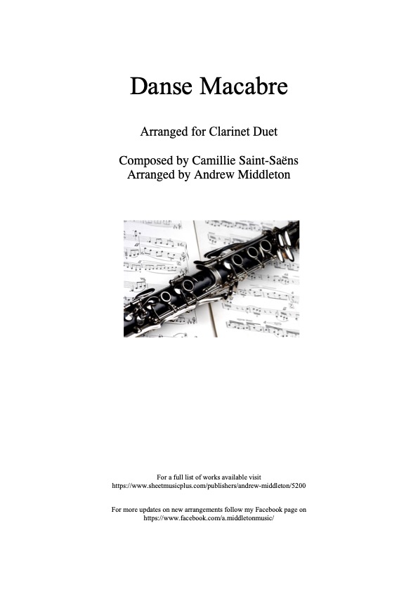 Clarinet Front cover 1