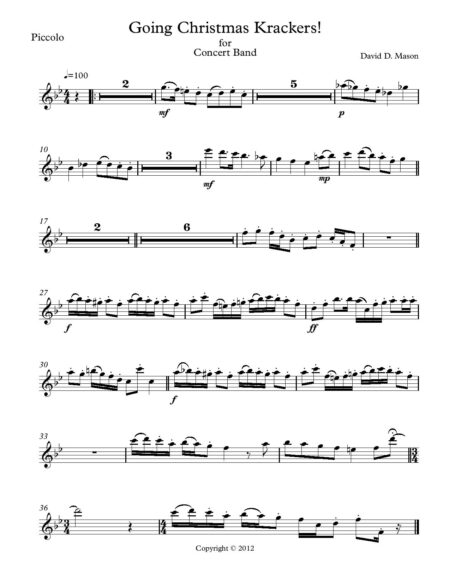 Going Christmas Krackers Concert Band 2 Score and parts page 007