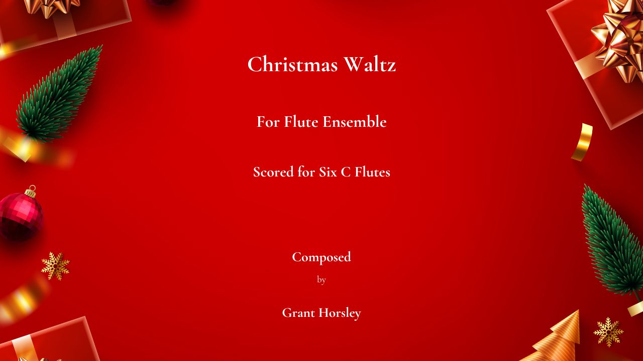 Christmas Waltz flute sextet YouTube Thumbnail