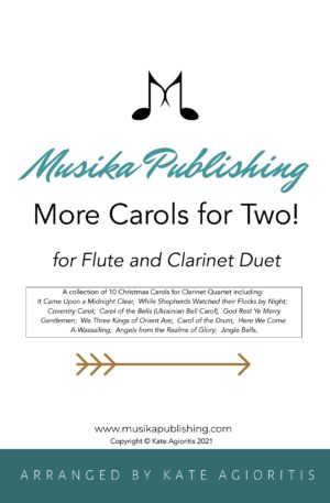 More Carols for Two – Flute and Clarinet Duet