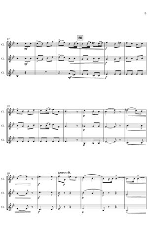 La Crèche (for Clarinet Trio)