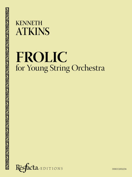 Frolic for Young String Orchestra cover