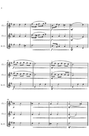 Minuet (arr. for Clarinet Trio)