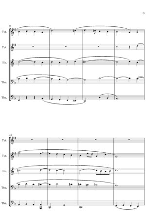 Andante Religioso (arr. for Brass Quintet)