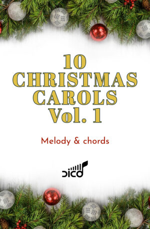 10 CHRISTMAS CAROLS (melody & chords)