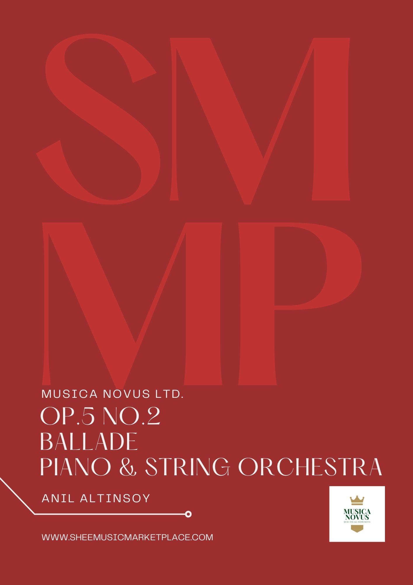 Op.5 No.2 Ballade for Piano String Orchestra