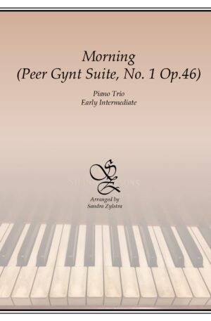 Morning (from the Peer Gynt Suite) -early intermediate 1 piano, 6 hand trio