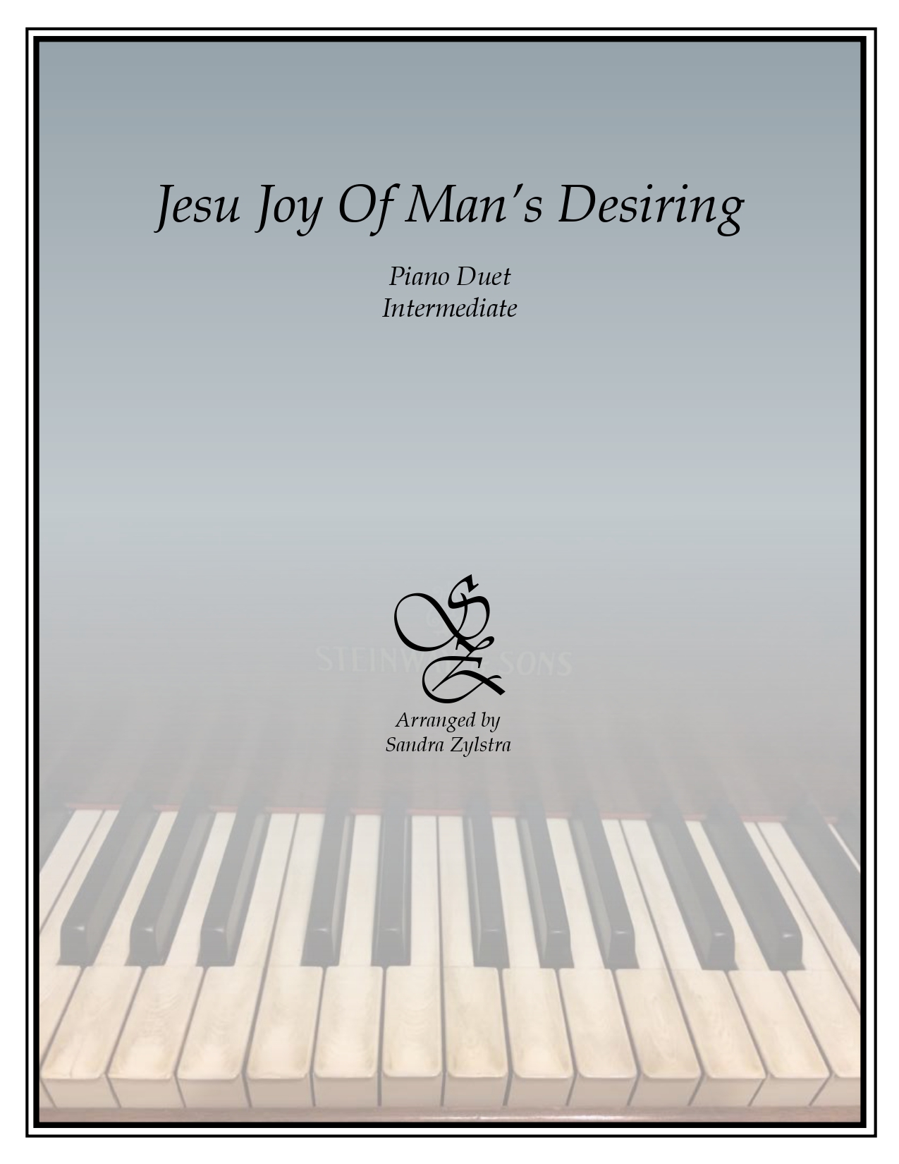 Jesu Joy Of Mans Desiring intermediate piano duet cover page 00011