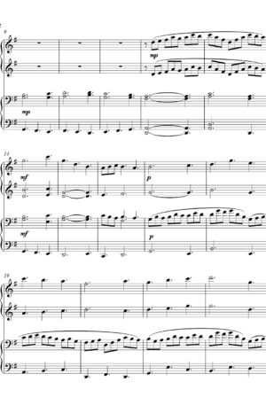 Jesu, Joy Of Man’s Desiring -1 piano, 4 hand duet