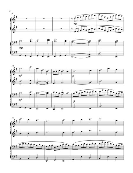 Jesu Joy Of Mans Desiring intermediate piano duet cover page 00031