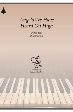 Angels We Have Heard On High -intermediate piano trio, 1 piano – 6 hands