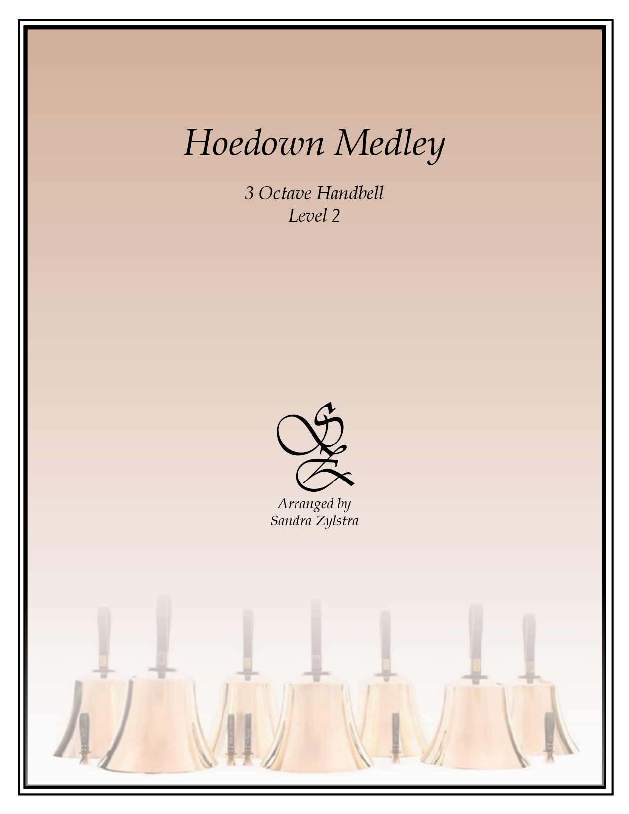 Hoedown Medley 3 octave handbells cover page 00011