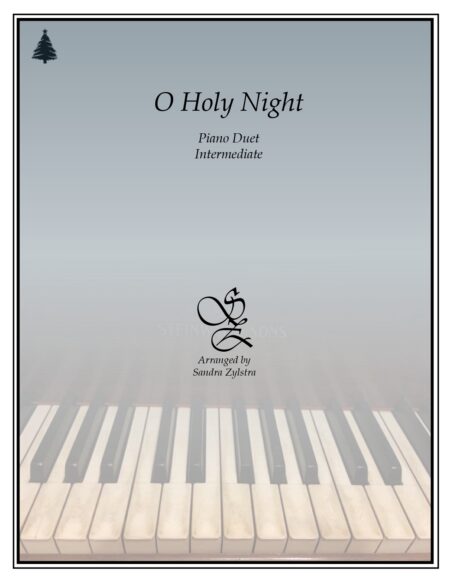 O Holy Night intermediate piano duet cover page 00011