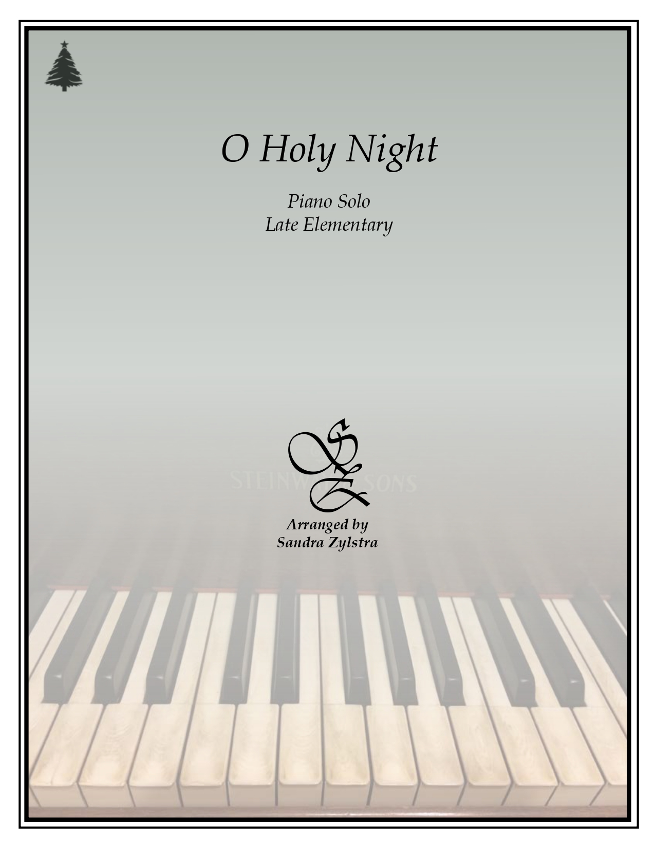 O Holy Night late elementary piano solo cover page 00011