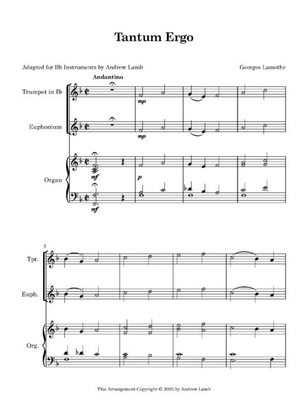 Lamothe Tantum Ergo Score and parts Page 02