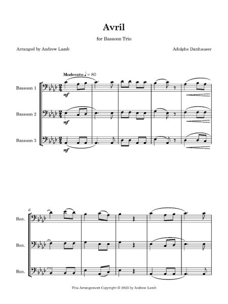 DR Avril Bassoon Full Score Page 02