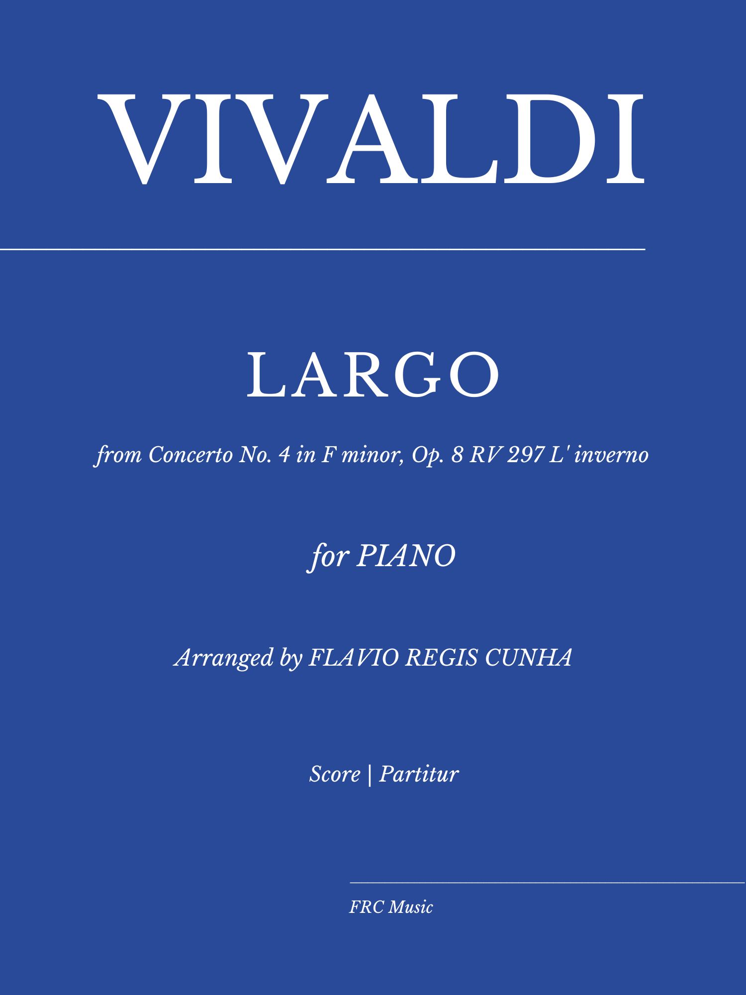 LARGO from Concerto No. 4 in F minor PIANO