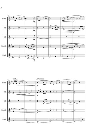 William Montgomery | A Dream (arr. for Clarinet Quintet)