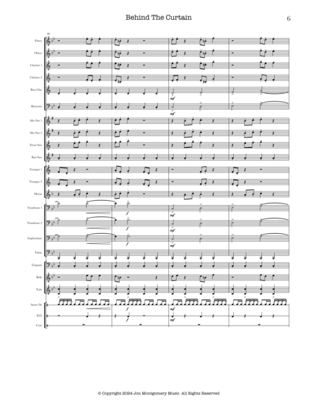 Behind The Curtain Score 6