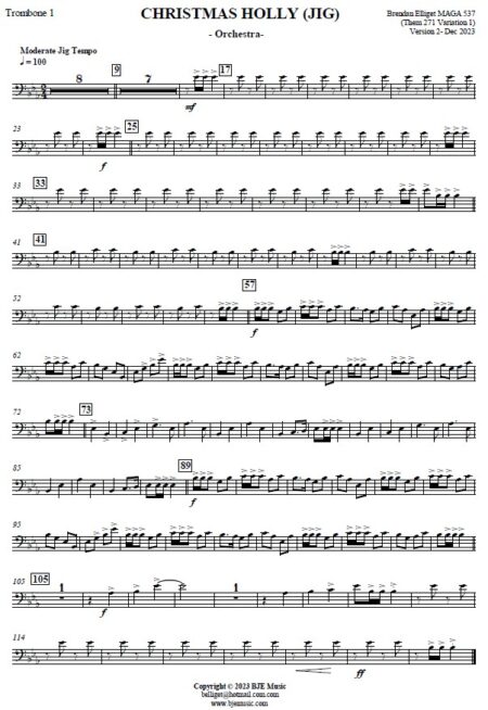687 FC CHRISTMAS HOLLY JIG Orchestra Theme 271 NP4 2023 v2 Sample Page 05