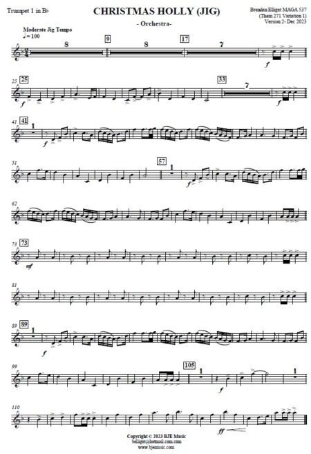 687 FC CHRISTMAS HOLLY JIG Orchestra Theme 271 NP4 2023 v2 Sample Page 04