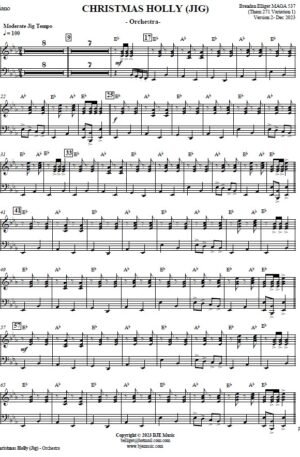 Christmas Holly (Jig) – Orchestra Score and Parts