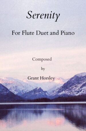Serenity. Original for Flute Duet and Piano