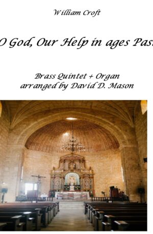 O God our help in ages past Brass Quintet Organ Score and parts page 001