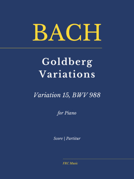Goldberg Variations Var 15 Full Score Pagina 1 scaled