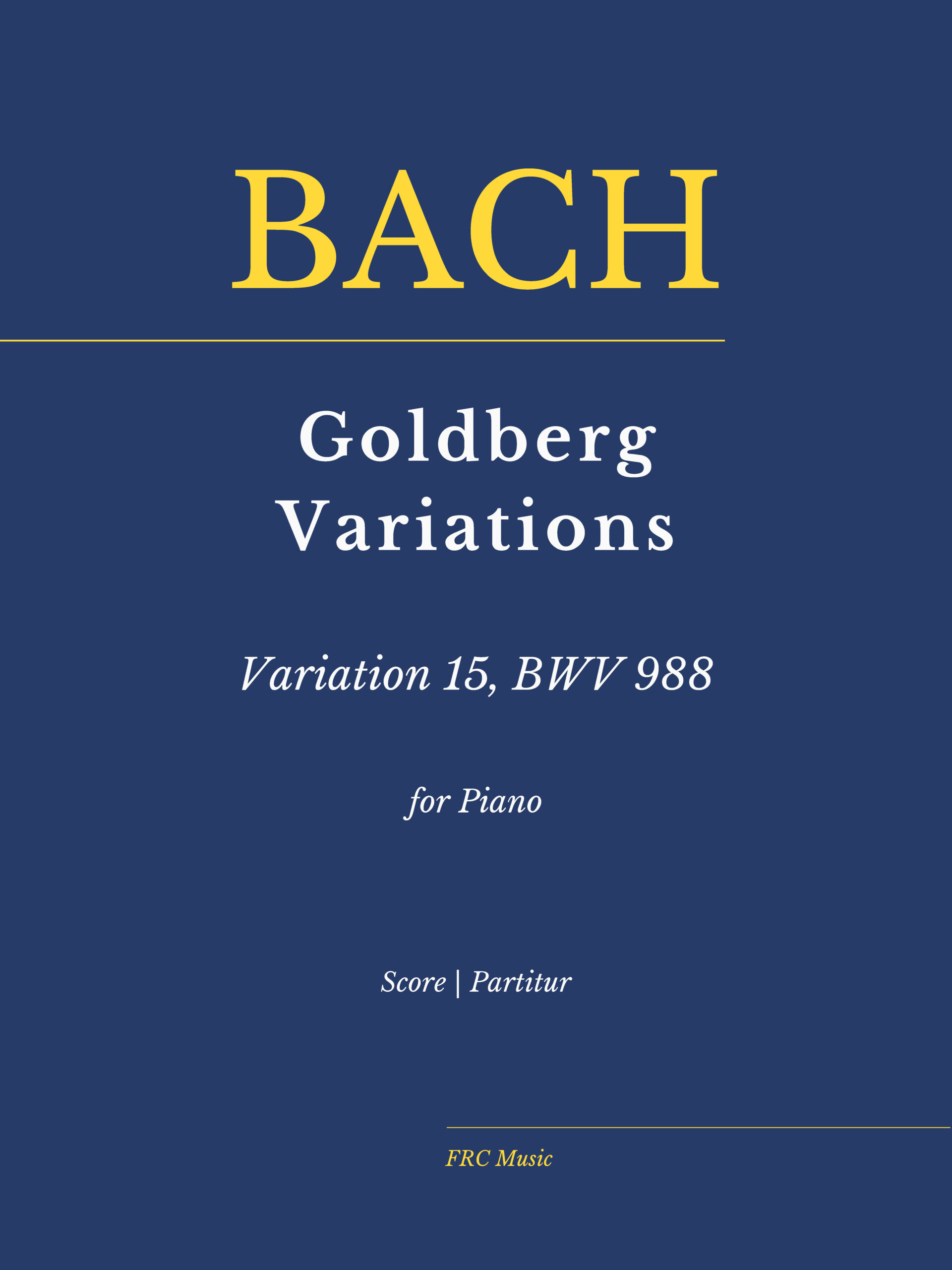 Goldberg Variations Var 15 Full Score Pagina 1 scaled