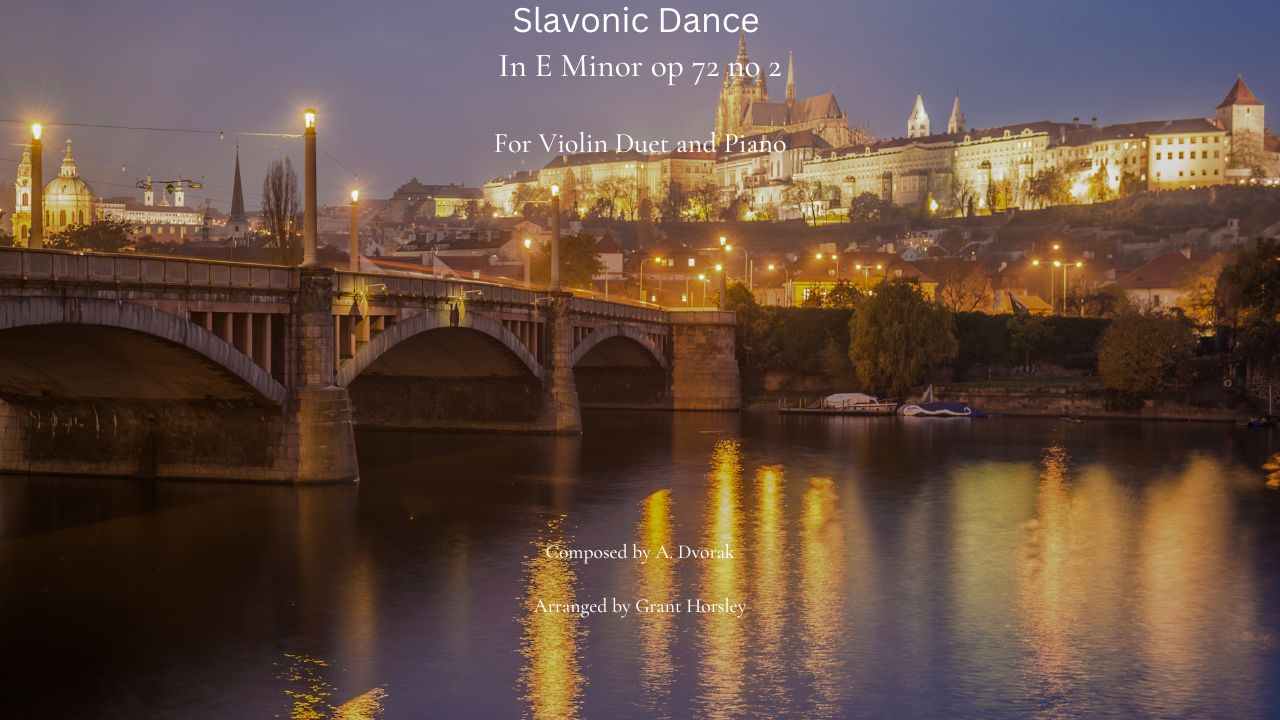 Slavonic Dance In EW Minor op 72 no 2 violin duet yt