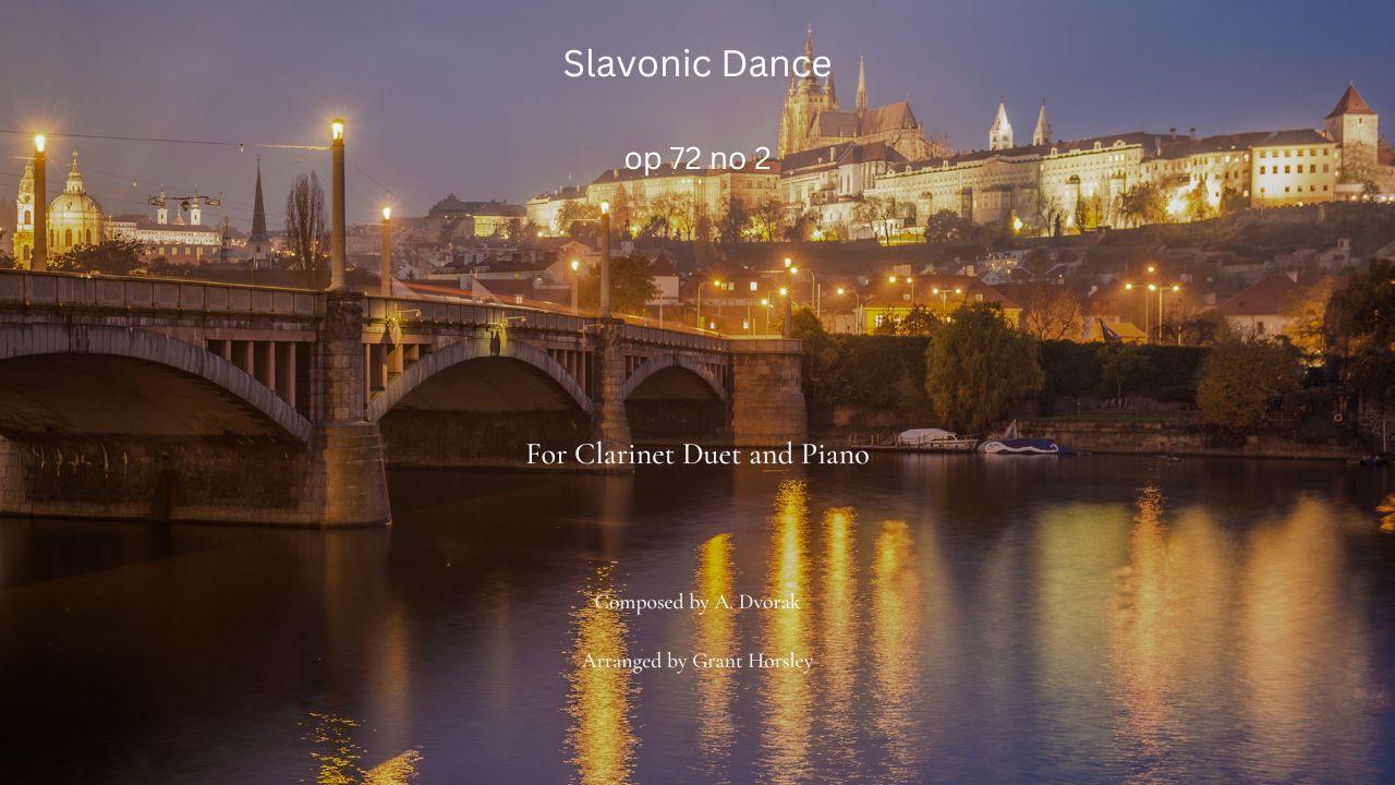 Slavonic Dance op 72 no 2 clar duet yt