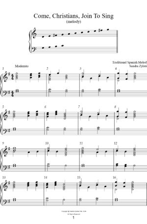 Beginner Handbell Hymns (2 octave handbells)