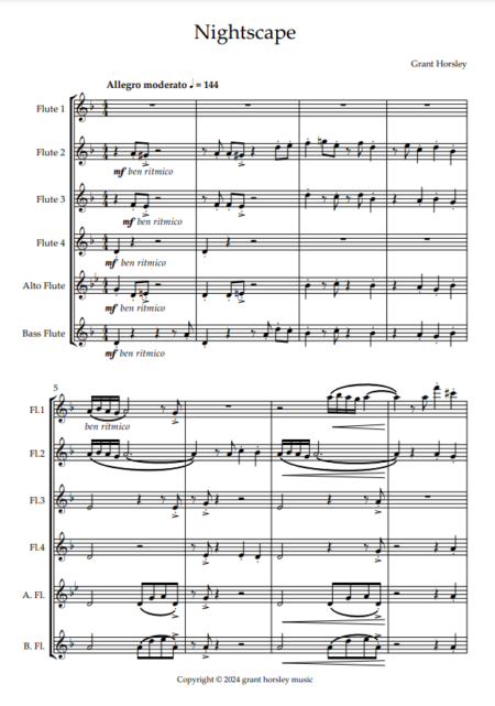 Nightscape flute choir 1