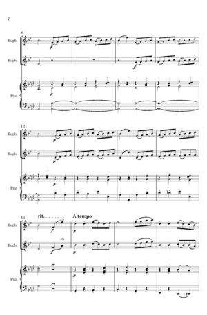 Etienne Nicolas Méhul | Gavotte | for Solo Euphonium (optional duet)