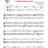10 Happy Birthday Duets, (in 10 Different Styles), for Flute and Alto Flute - Image 2