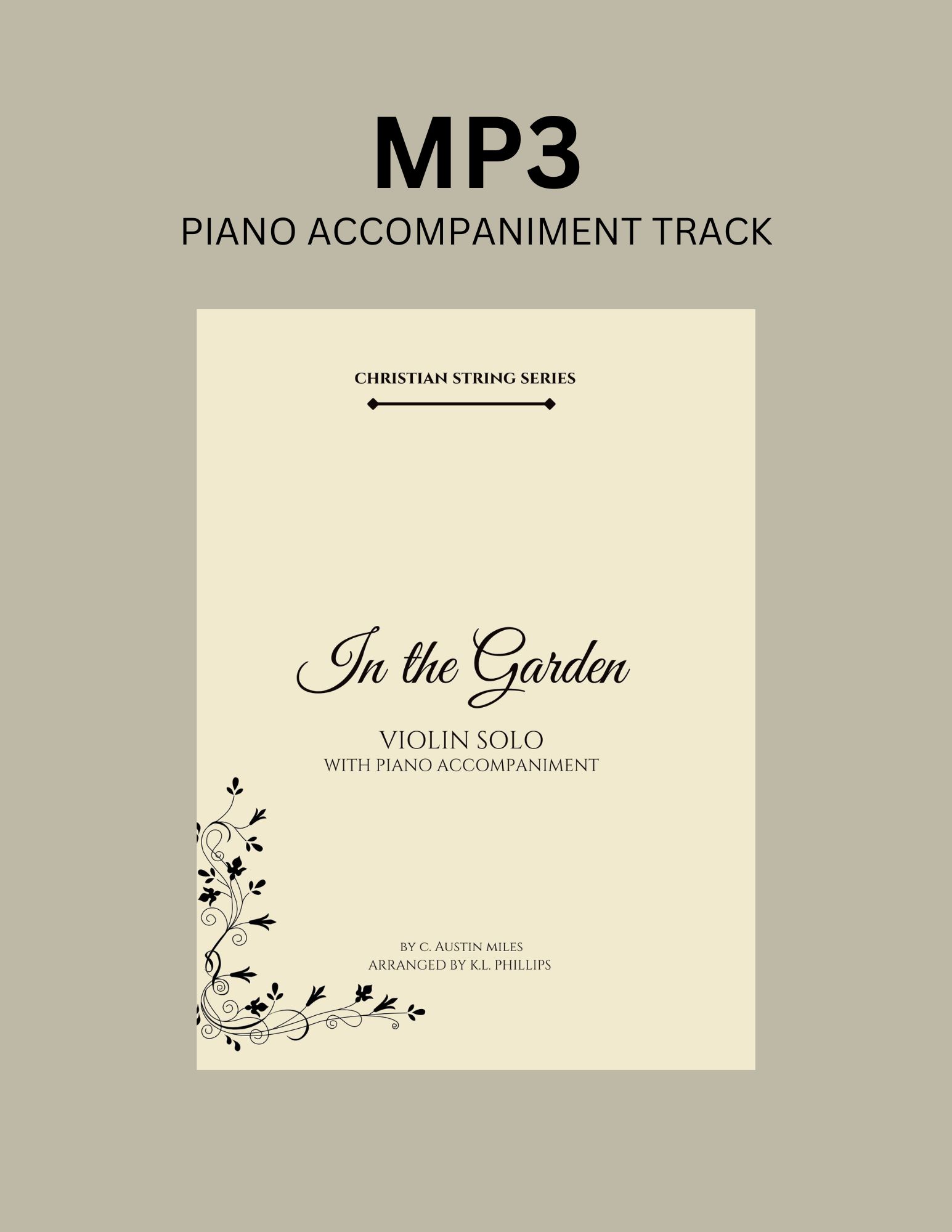 MP3 Piano Accompaniment Track