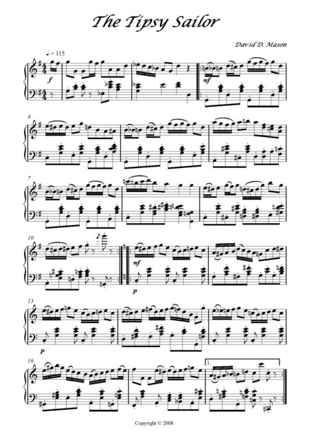 The Tipsy Sailor Piano Parts page 002