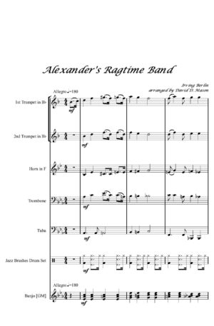 Alexander’s Ragtime Band – Brass Quintet