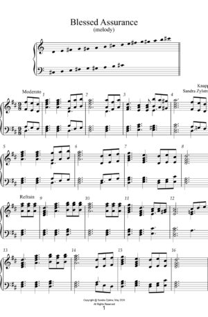 Moderate Handbell Hymns -3 octave handbells