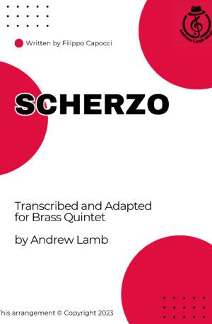 Filippo Capocci | Scherzo | for Brass Quintet